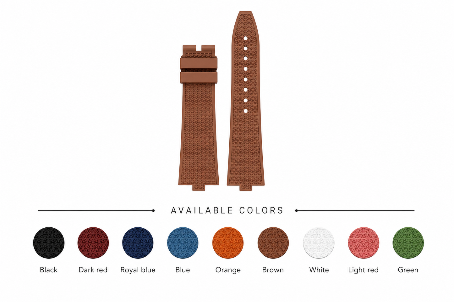 Silicone Watch Strap for Vacheron Constantin Overseas multiple colors