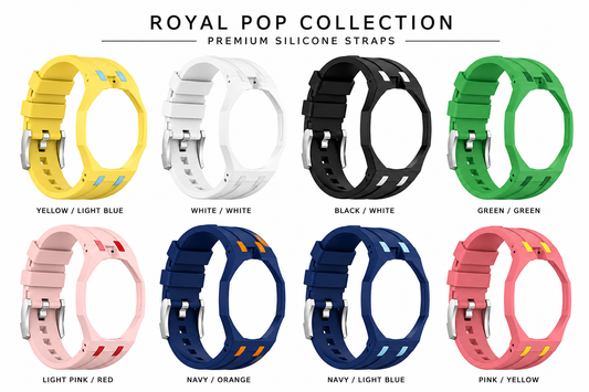 AP x Swatch Royalpop rubber strap & adapter bundle - Several colors