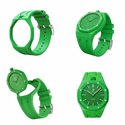 AP x Swatch Royalpop rubber strap & adapter bundle Green