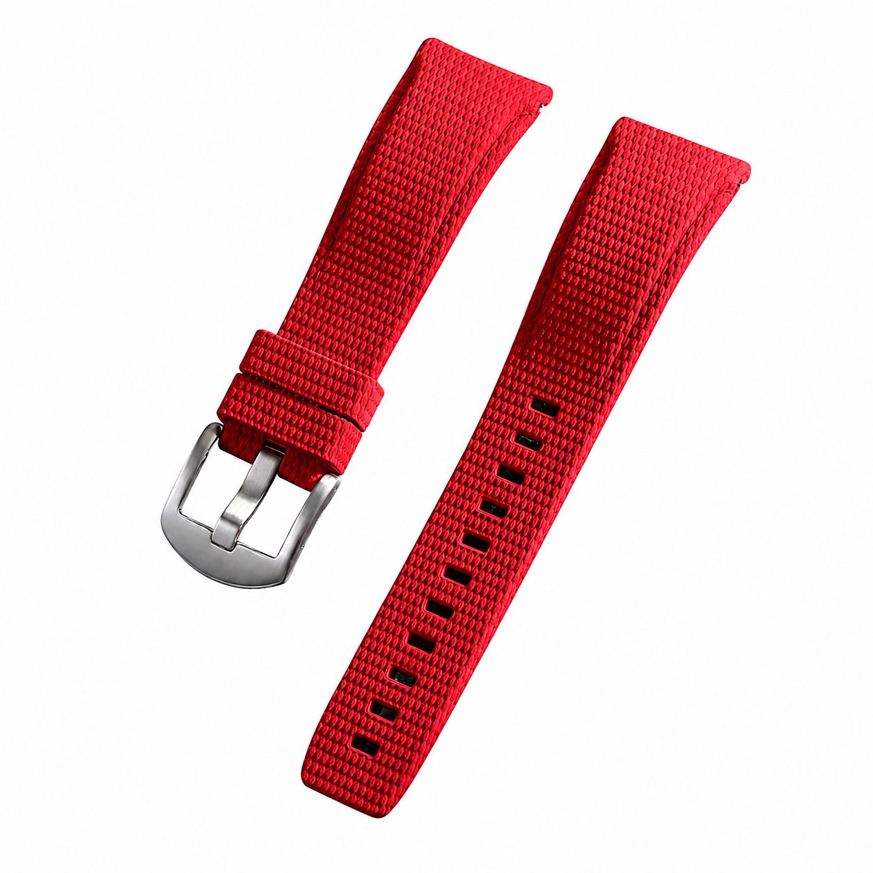 Textured Rubber Quick Release Watch Strap for Omega Seamaster (Several colors)