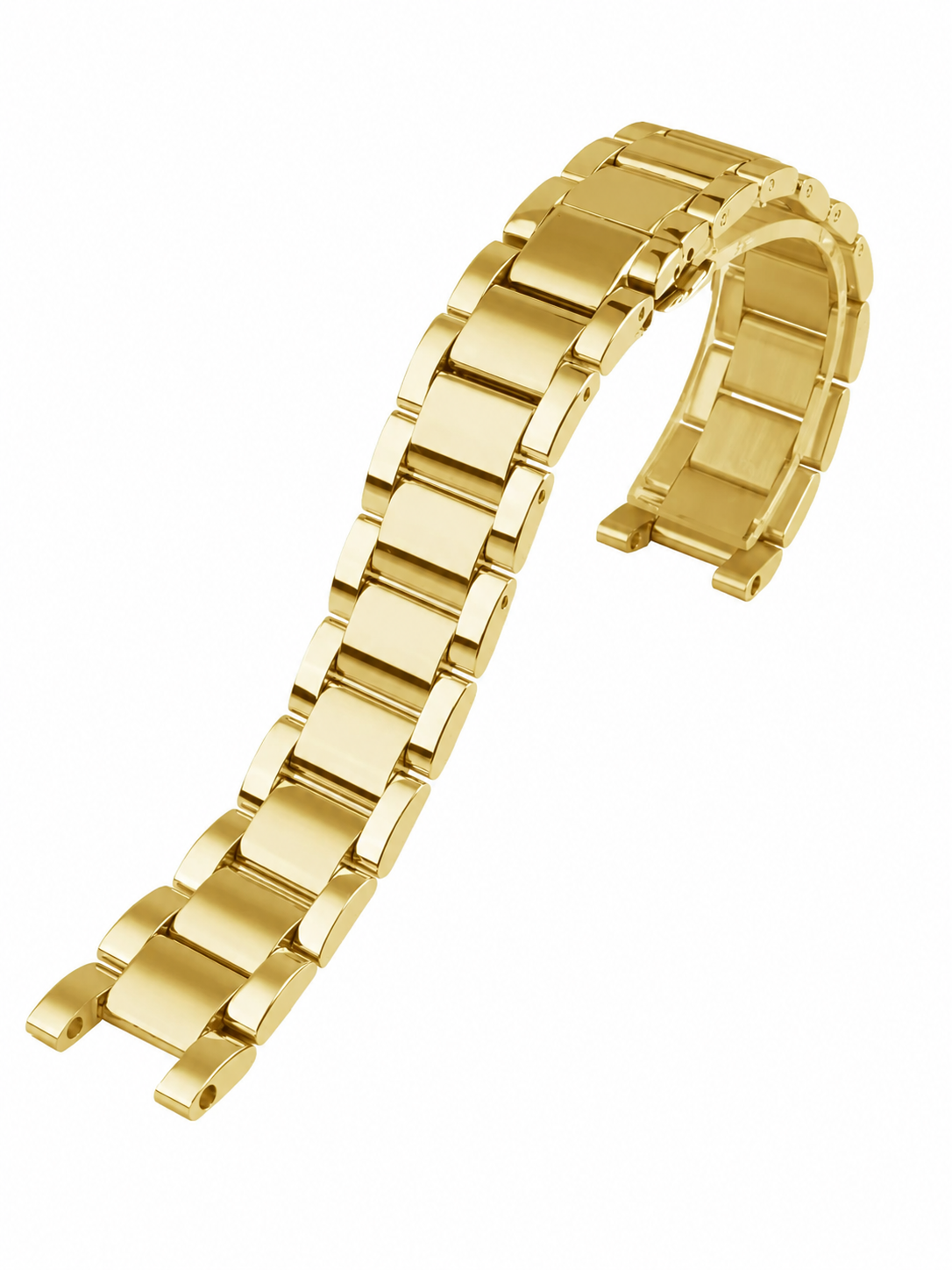 Stainless Steel Watch Band Replacement Strap Compatible with Cartier Pasha