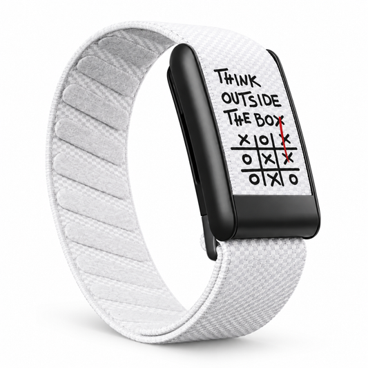 Think Outside the Box Nylon Strap for WHOOP 5.0 & WHOOP MG – White