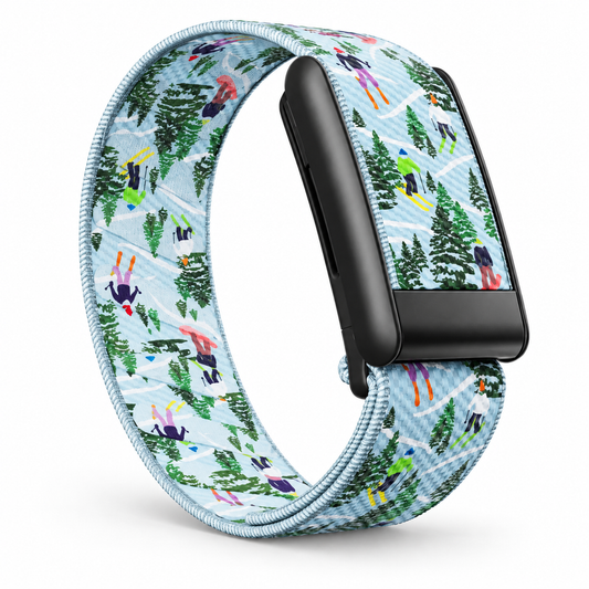 Alpine Ski Print Strap for WHOOP 5.0 & WHOOP MG – Winter Edition